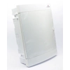 Flush-mounted housing 24 white door modules ECM24PO-s