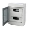 Electrical panel applied Elettrocanali 24 modules IP65 IK08 with transparent door