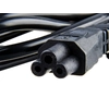 Power cable for laptop power supplies three-pin (shamrock) 1.8 m long