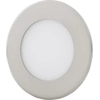 LEDsviti Dimmable chrome circular built-in LED panel 120mm 6W warm white (7599) + 1x dimmable source