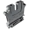 Terminal string clamp 6mm2 gray DIN rail mounting 35mm 690V 32A