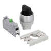 Selector switch, complete Spamel SP22-P.CZ-24 Toggle Black IP65 Screw connection Plastic