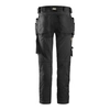 6241 AllroundWork, Stretch Trousers Holster Pockets, black color
