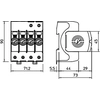 surge arrester,4p Type 2 (cl.C) type V20-4-280