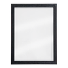 GLASS CHALK BOARD IN BLACK FRAME 40X30X1CM