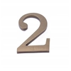 GOLD PLASTIC HOUSE NUMBER DIGITAL 17,5 cm