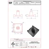 Roof holder with universal plate and base Fi 6-8