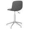 Lumarko Swivel table chair, light gray, upholstered in fabric