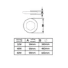 T-LED SMART Tuya LED lamp ZULU 48W CCT round white Variant: SMART Tuya LED lamp ZULU 48W CCT round white