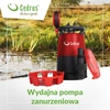 CEDRUS PZ500 SUBMERSIBLE PUMP FOR CLEAN WATER GARDEN 550W 13500 l / h - EWIMAX - OFFICIAL DISTRIBUTOR - AUTHORIZED CEDRUS DEALER