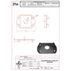 Swivel base for a plastic concrete holder