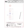 Lightning insulating bar 750 mm