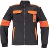 Cerva MAX VIVO jacket Color: Black / Orange, Size: 48