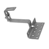 Roof hook-type roof holder with double adjustment for photovoltaic panels (Vario)120mm