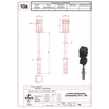 UNIVERSAL DISTANCE LIGHTNING PROTECTION BRACKET FI 12 L-160