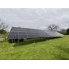 Complete photovoltaic ground structure (clamps, screws, keyways)