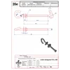 Extraction screw fI 16 L -360 GALVANIZED STEEL