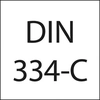 Conical countersink DIN334 HSS, shape C, 60, cylinder shank 16.0mm