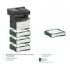 LEXMARK Multifunction black and white printer MX521de, A4, 44ppm, 1024MB, color LCD display, duplex, RADF, USB 2.0, LAN,
