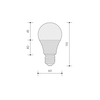 LED BULB DELUXE light source 10W cold white