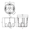 Pawbol PK60 A.0081K windproof installation box