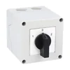 Switch 32A 11kW 3 pole 1-0-2 IP65 motor direction reversing rotary switch 90x90mm