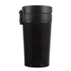 A 250 ml thermal mug with a strainer to keep the coffee grounds