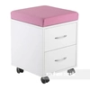 A functional container on wheels SHELF SS15W pink