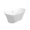 Freestanding Besco Amber bathtub 170 including siphon cover with white overflow - ADDITIONALLY 5% DISCOUNT FOR CODE BESCO5