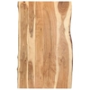 Stolní deska Lumarko, masivní akátové dřevo, 100 x 60 x 3,8 cm