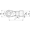 KOE 8-35 Ring terminal izo.(50SZT)