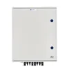 Aansluiting PV-schakelbordDCAC hermetisch IP66 EMITER met DC-overspanningsafleider Dehn 1000V type 2, 5 x PV-keten, 5 x MPPT // limiet.AC Dehn type 2, 100A 3-F, FR 100A, fasesignaal + stopcontact