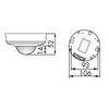 Aanwezigheidssensor PD3-1C-SM opbouw,360°, bereik tot 10m