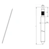 Aardingsstaaf L-1500 geslepen Fi-16 (1.50mtr.)