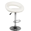 Bar stool M02 quilted adjustable white