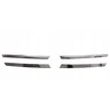 Abarth - Set of chrome bumper strips, chrome fender protective strips