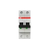 ABB - 2CDS252001R0064, Strømafbryder, S202-C6, 2P kul.C 6A, 6kA AC