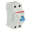 ABB - 2CSF202001R2630, Disjoncteur différentiel - Disjoncteur RCD, 2P 63A 100mA Type AC, F202 AC-63/0.1