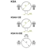 Abrazadera de cable KSA12 E90