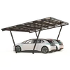 Abri de voiture avec panneaux photovoltaïques - Modèle 02 (2 places)