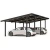Abri de voiture avec panneaux photovoltaïques - Modèle 05 (3 places)