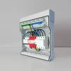 AC-central TYP52 - RAC52/3F/B16A/T1+T2/RCD/UV - SCHNEIDER K60N-B16-3 / 4p 300mA TYPE A / IP65 / 1000V AC / 1500V DC / EXT.