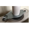 Adapter for installing the Aquadue washbasin on a toilet with a combi bowl