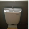 Adapter for installing the Aquadue washbasin on a toilet with a combi bowl