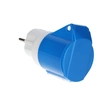 Adapter kempingowy wtyk 230V Uni-schuko, gniazdo przemysłowe 16A/3P, OPAL KAMPER