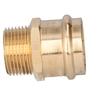 Adapter nipple, external thread,35x1 bronze B Press