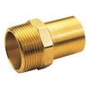 Adapter sleeve, plug-in, with external thread,28x1 bronze B Press