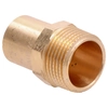 Adapter sleeve, plug-in, with external thread,28x1 bronze B Press