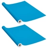 Adhesive films for furniture, 2pcs., Blue, 500x90cm, pvc