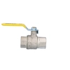 Nickel-plated gas ball valve with steel lever (DSt) ORION (NN version)3/4"